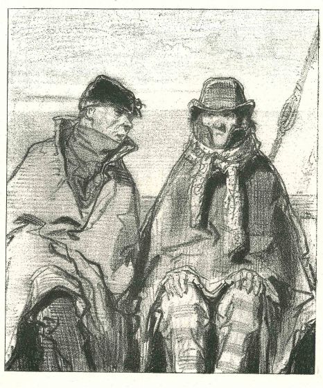 Paul Gavarni - The Conversation in the Ship - Modern Art