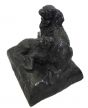 Couple of Cavalier King Spaniel on a pillow by Charles Valton - Modern Artwork