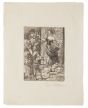 "Prosperity" 1940's is an original drawing in etching, realized by an Anonymous French Artist of the XX Century . 