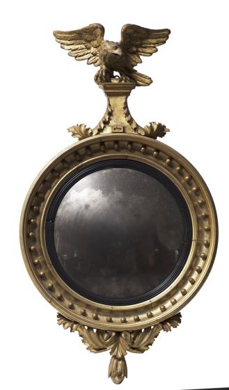 Regency Era Wall Mirror by Anonymous - Design Decorative