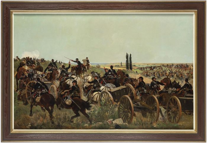The French-Prussian War by Raoul-Joseph Arus - Modern Artworks