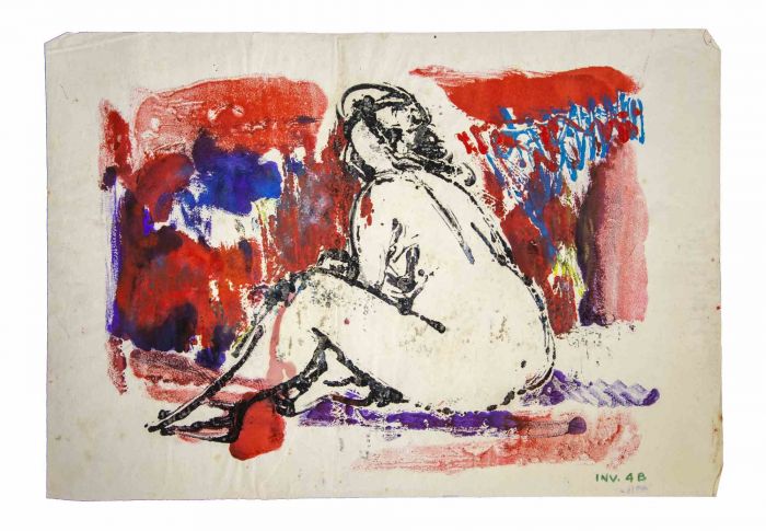 Crouched Nude