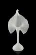 Vintage White Satin Glass Jack - Design and Decorative Objects
