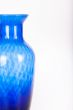 Crystal Blue Vase - Decorative Object