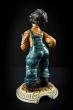 Vintage Ceramic Child Sculpture 