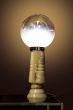 Vintage Onyx and Glass Table Lamp - Italy 1970s