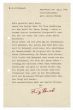 Typewritten Autograph Letter by Fritz Busch - Original Manuscripts