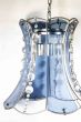 Crystal Blue chandelier