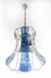 Crystal Blue chandelier