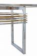 Vintage Chromed and Brass Table by Romeo Rega