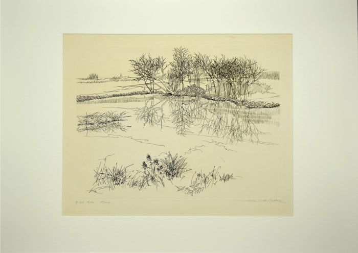 The pond is by Andre Roland Brudieux - Artwork