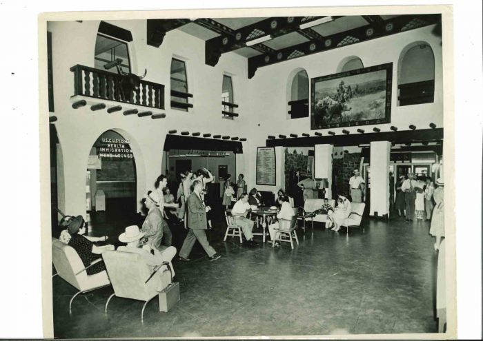 U. S. Customs Immigration Health - American Vintage Photograph