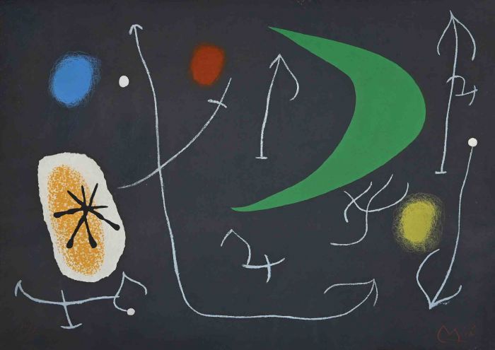 Joan Mirò - Le Lézard aux Plumes d'Or - Contemporary Artwork