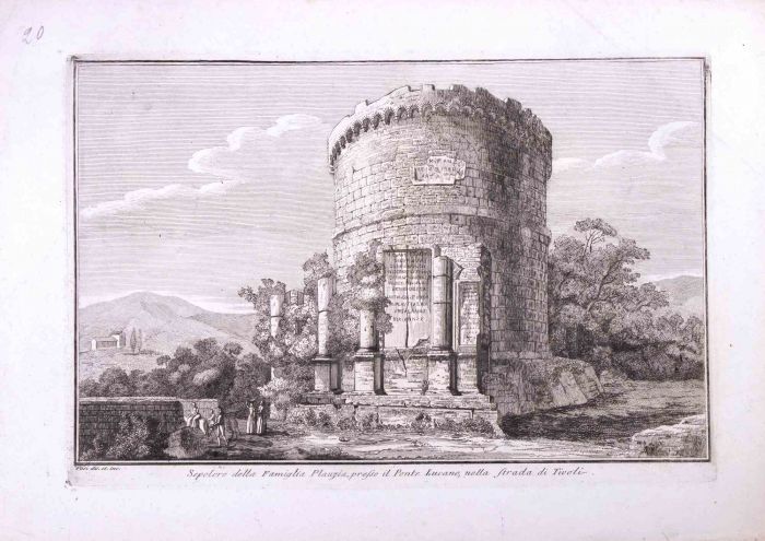 Sepolcro della Famiglia Plauzia, Presso il Ponte Lucano
