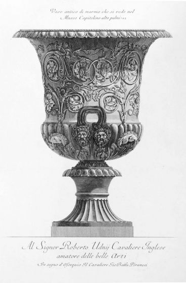 G.B.Piranesi, Museo Capitolino, vaso antico, Etching, Plate, Vases, candelabras, 1778, Magnificent Proff, Old Masters, Goya, Rembrant, Roman antiquities, Artworks, PIranesi