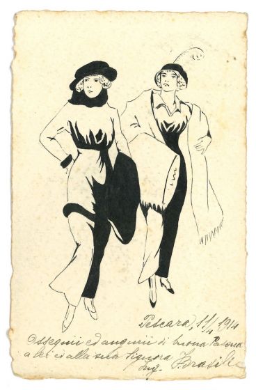 Fashionable Women by Anonymous - Modern Artwork