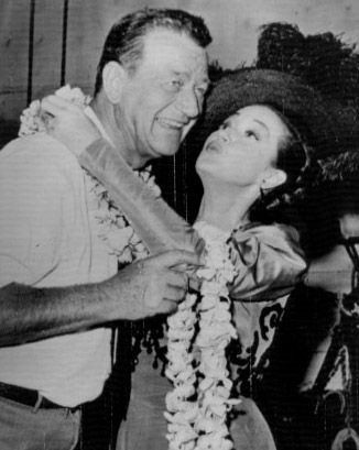 John Wayne and Dorothy Lamour
