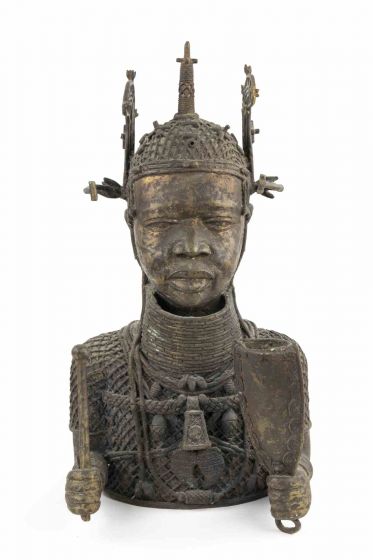 Bronze Bust of African Woman Antenata - Anonymous - Decorative Object 