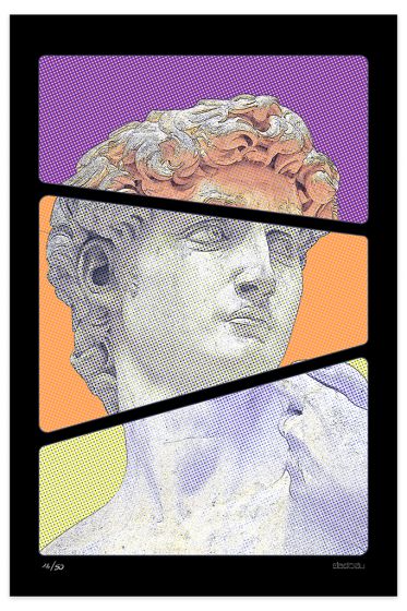 After Michelangelo by Dadodu - Contemporary Art Print