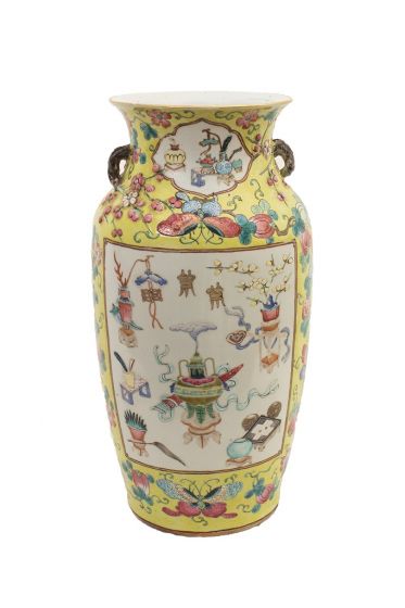Chinese Polychrome vase - Design and Decorative Objects