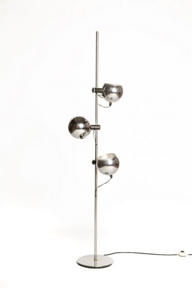 Floor Chrome Lamp by Anonymous - Design Lamp