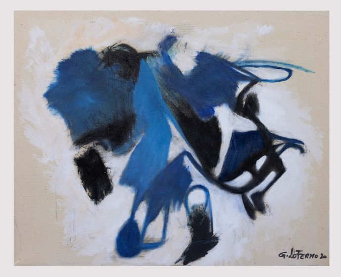 Blue Shape by Giorgio Lo Fermo - Contemporary Artwork 