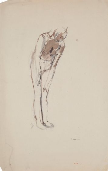 "Nude" by Jeanne Dour - Modern Artwork