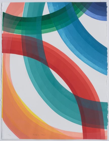 United Europe - France 2 by Piero Dorazio - Contemporary Artwork