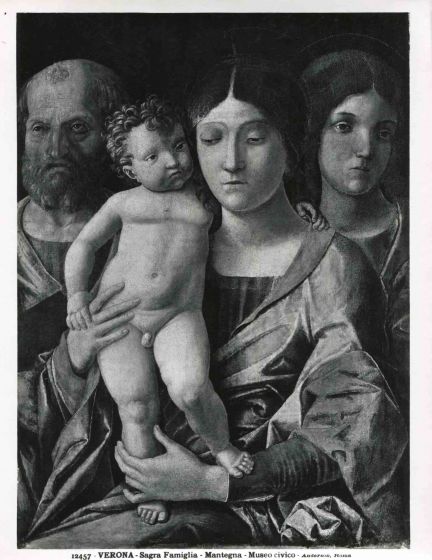Holy Family by Mantegna - Vintage Photograph