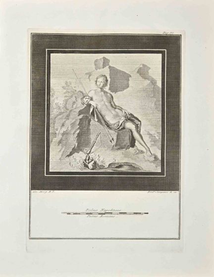 Ancient Roman Scene from the series "Antiquities of Herculaneum" 