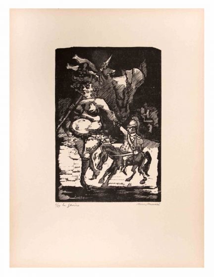 Mino Maccari - The Fame - Contemporary Artwork 