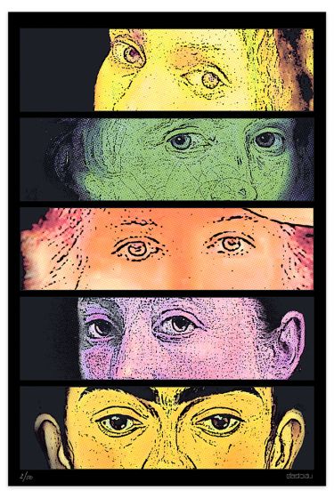 After Portrait by Dadodu - Contemporary Art Print