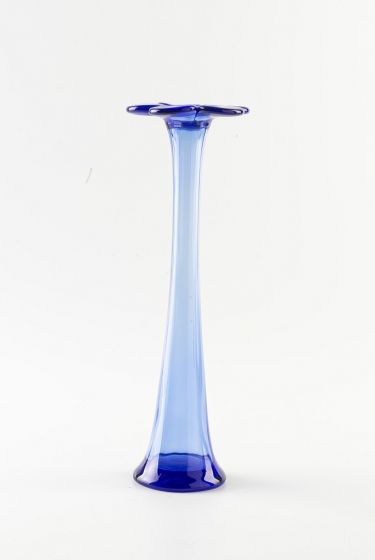 Blue Vase with Daisy mouth - Design and Decorative Object