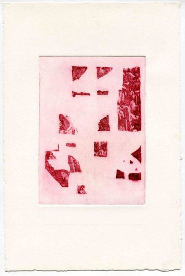 Anonymous – Composition in Red - Contemporary Art