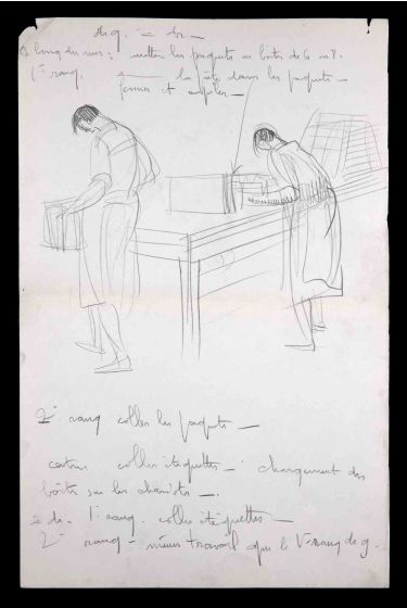 Sketches of two People