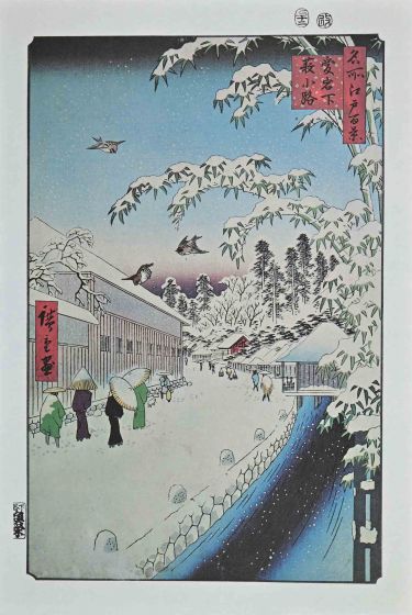 Walking in Snowy Winter