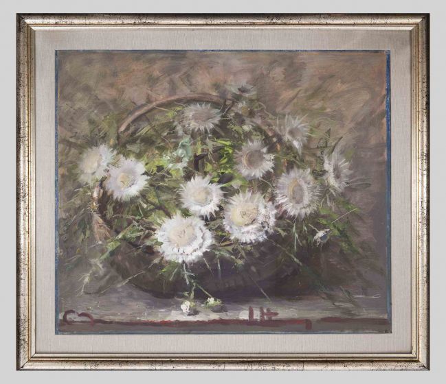 Anonymous - Flowers Basket - Contemporary Art