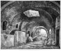 Luigi Rossini, androne della Villa di Mecenate a Tivoli (...). Rome, 1826, Luigi Rossini, Tivoli, Rome, Architecture, Ruins, Landscape, Roman, Villa, Palace, Neoclassicism, Old Masters, Artworks, Etchings, Engraves, Archeology, Monuments, Piranesi, mecena