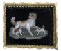 Small Plate With Dogs and Puppies by Anonymous - Decorative Object