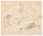 Study of Horses and Knights - SOLD