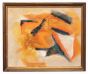 Orange and Black Composition by Giorgio Lo Fermo - Contemporary Artworks