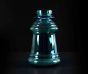 Vintage Turquoise Glass Vase