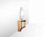 Vintage Consolle with Mirror by Osvaldo Borsani
