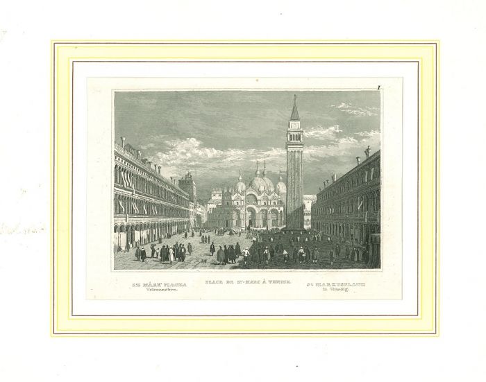 Ancient View of San Marco - Venice