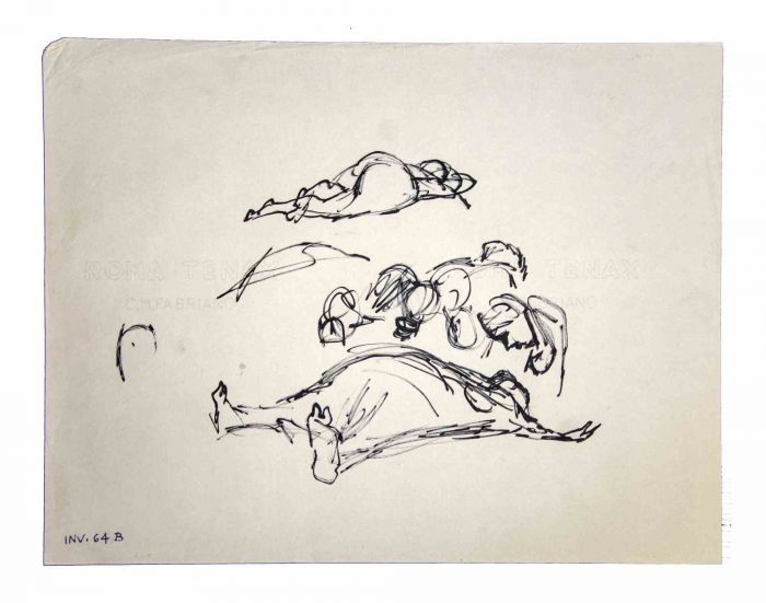 Posing  figures sketch