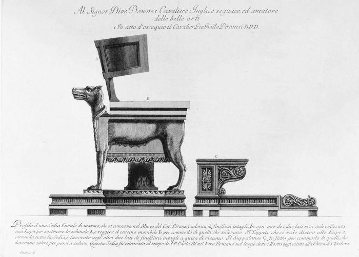 G.B. Piranesi, Old Masters, Etching, Artworks, Chair, marble, Fine Proff, vases, candelabra, Goya, Rembrandt