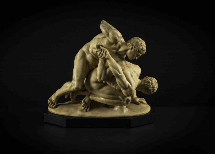 Greco-Roman Wrestling Scultpture - SOLD