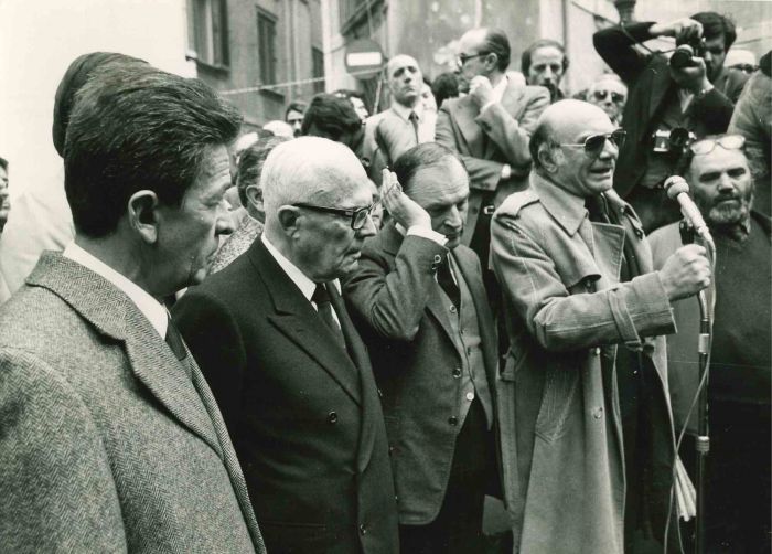 Enrico Berlinguer and Alessandro Pertini 