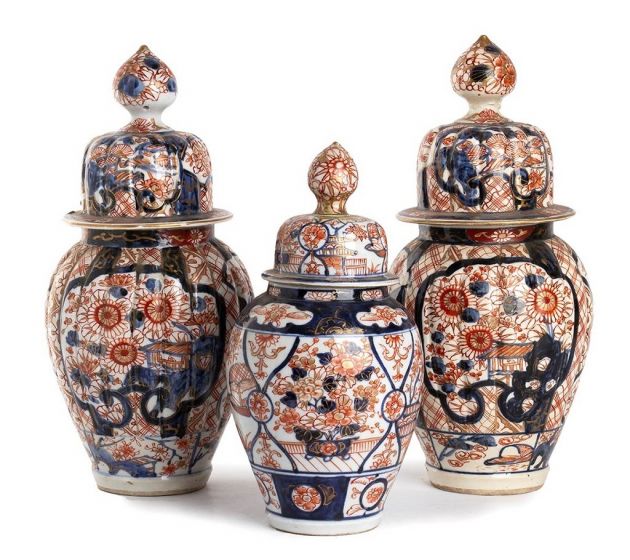 Three Japanese Imari Vases by Anonymous -  Decorative Objects 