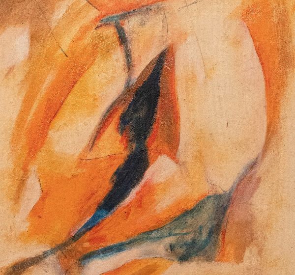 Orange Composition by Giorgio Lo Fermo - Contemporary Artworks